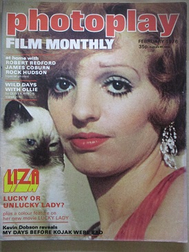 PHOTOPLAY FILM MONTHLY magazine, February 1976 issue for sale. LIZA MINNELLI, KEVIN DOBSON. Original