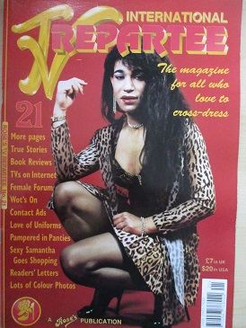 International TV REPARTEE magazine, Number 21 issue for sale. TRANSVESTISM, TRANSGENDERISM, CROSS-DR