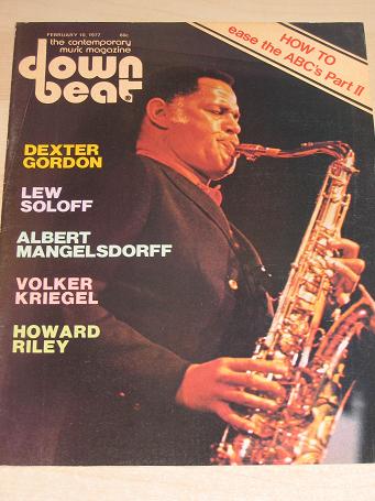 Tilleys Vintage Magazines : DOWNBEAT Magazine February 10 1977 DEXTER ...