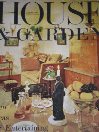 HOUSE AND GARDEN magazine, January 1964 issue for sale. Original publication from Tilley, Chesterfie