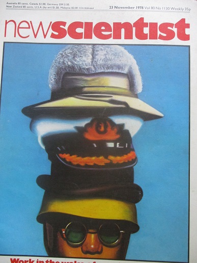 NEW SCIENTIST magazine, 23 November 1978 issue for sale. MICHAEL TREVITHICK. Original British public