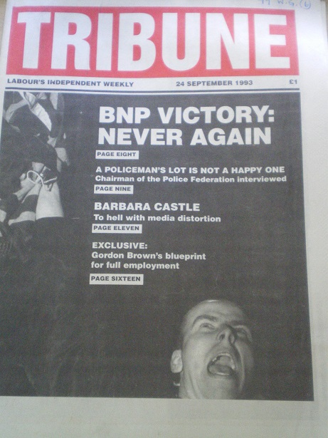 TRIBUNE magazine, 24 September 1993 issue for sale. Original BRITISH POLITICAL publication from Till