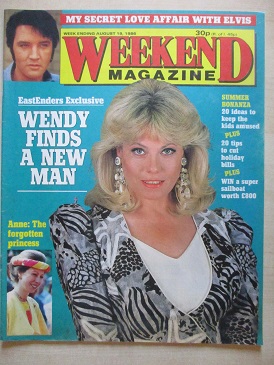 Tilleys Vintage Magazines : WEEKEND magazine, August 19 1986 issue for ...