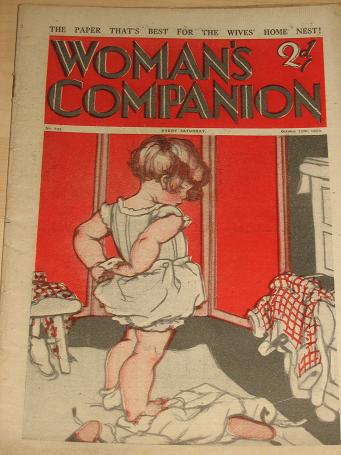 WOMANS COMPANION magazine, October 12 1929 issue for sale. Antique vintage womens publication. Class