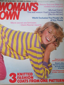 WOMAN’S OWN magazine, February 11 1978 issue for sale. JONATHAN ESCOTT, DAOMA WINSTON. Original Brit