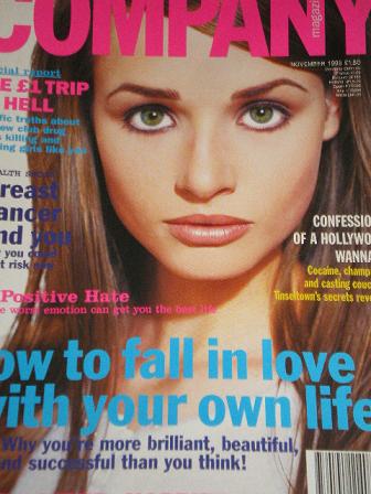 COMPANY magazine, November 1995 issue for sale. Original UK FASHION publication from Tilley, Chester