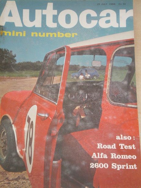 AUTOCAR magazine, 29 July 1966 issue for sale. Original BRITISH MOTORING publication from Tilley, Ch