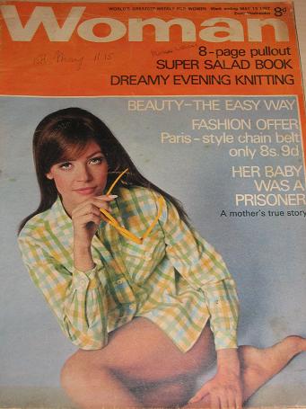 WOMAN magazine, May 13 1967 issue for sale. FICTION, FASHION, HOME. Birthday gifts from Tilleys, lon