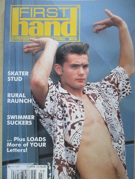 FIRST HAND magazine, March 1997 issue for sale. Original U.S. adult publication from Tilley, Chester