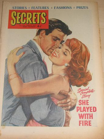SECRETS magazine, June 22 1963 issue for sale. ROMANTIC FICTION, WOMENS FICTION. Birthday gifts from