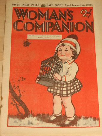 WOMANS COMPANION magazine, July 29 1933 issue for sale. Antique vintage womens publication. Classic 