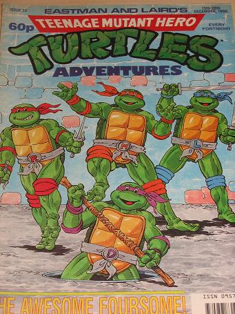 Tilleys Vintage Magazines : TEENAGE MUTANT HERO TURTLES comic, 1990 ...