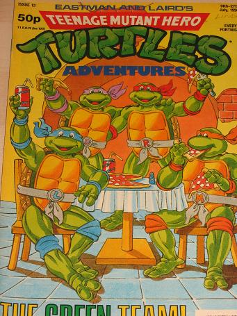 Tilleys Vintage Magazines : TEENAGE MUTANT HERO TURTLES comic, 1990 ...