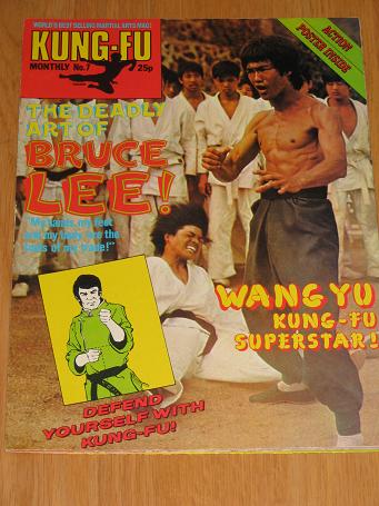 KUNG-FU Monthly No. 7 POSTER magazine. 1970s BRUCE LEE, MARTIAL ARTS publication for sale. Classic i