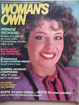 WOMANï¿½S OWN magazine, May 12 1979 issue for sale. GLENDA JACKSON, MARGARET CHITTENDEN, MARGARET FLET