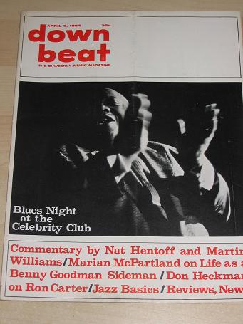 DOWNBEAT magazine April 9 1964. MARIAN MCPARTLAND. Vintage JAZZ, BLUES MUSIC publication for sale. C