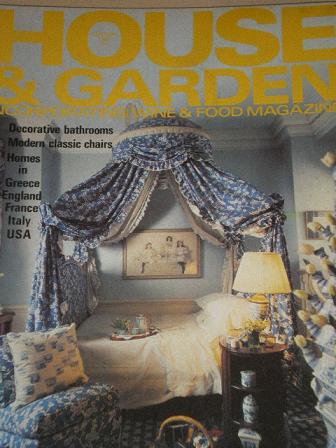 HOUSE AND GARDEN magazine, August 1981 issue for sale. Original publication from Tilley, Chesterfiel