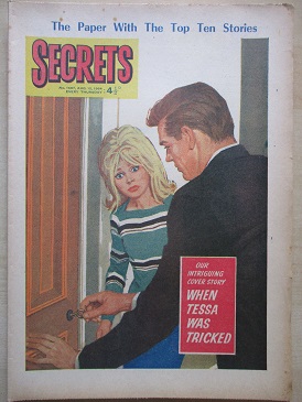 SECRETS magazine, August 15 1964 issue for sale. Original British publication from Tilley, Chesterfi