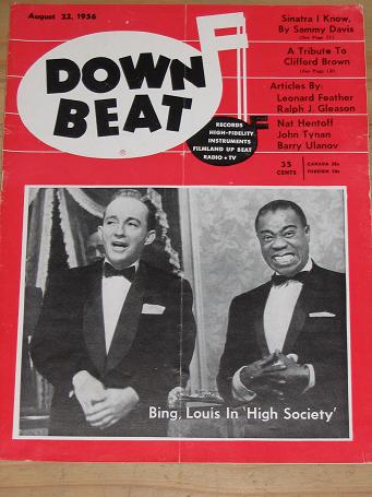 Tilleys Vintage Magazines : DOWN BEAT MAGAZINE AUGUST 22 1956 BACK ...