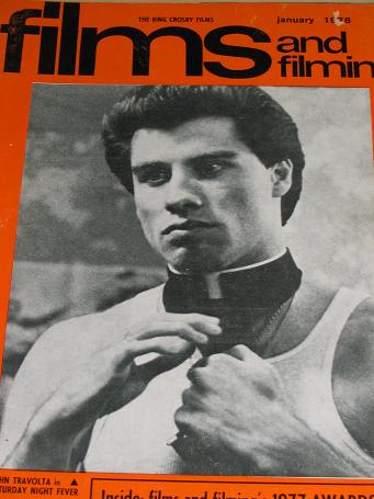 FILMS AND FILMING magazine, January 1978 issue for sale. JOHN TRAVOLTA. Original gifts from Tilleys,
