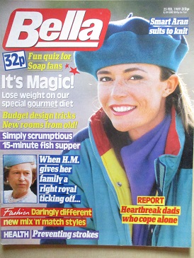 BELLA magazine, 25 February 1989 issue for sale. NEIL LAMBURN, JAN PAGE. publication from Tilley, Ch