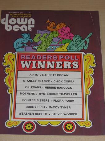 Tilleys Vintage Magazines : DOWNBEAT Magazine December 19 1974. POLL ...