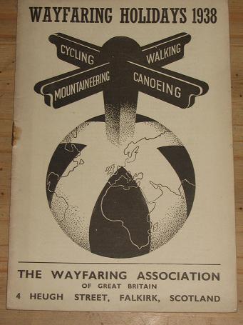 WAYFARING HOLIDAYS 1938 BROCHURE FOR SALE VINTAGE TOURISM ACTION ADVENTURE HOLIDAY PUBLICATION FOR S