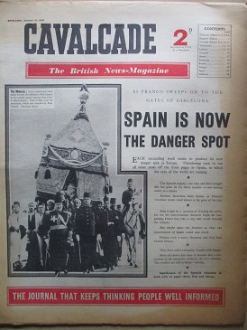 CAVALCADE magazine, January 21 1939 issue for sale. Original British publication from Tilley, Cheste
