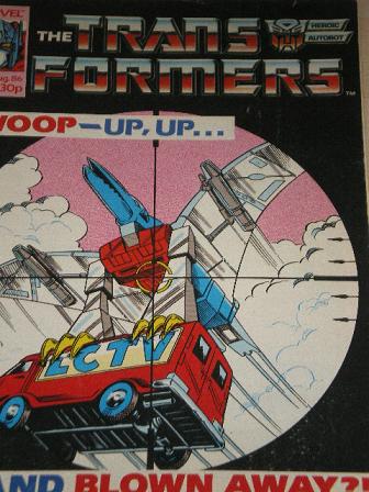 TRANSFORMERS comic, Number 76 issue for sale. Original 1986 British Marvel publication from Tilley, 
