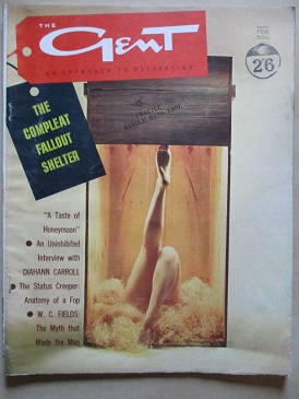 The GENT magazine, February 1962 issue for sale. DIAHANN CARROLL, W. C. FIELDS, ROBERT BLOCH, ROBERT