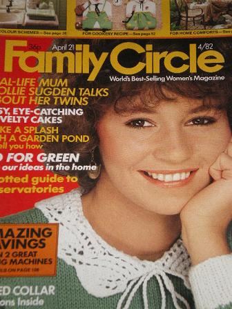 FAMILY CIRCLE magazine April 21 1982 issue for sale. Original UK publication from Tilley, Chesterfie