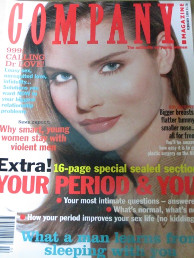 COMPANY magazine, February 1995 issue for sale. LINDA LYON. Original British publication from Tilley