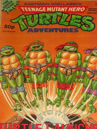 Tilleys Vintage Magazines : Teenage Mutant Hero Turtles Comic, 1990 