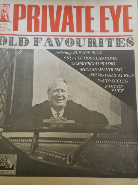 PRIVATE EYE magazine, 3 July 1970 issue for sale. EDWARD HEATH. Original British SATIRICAL publicati