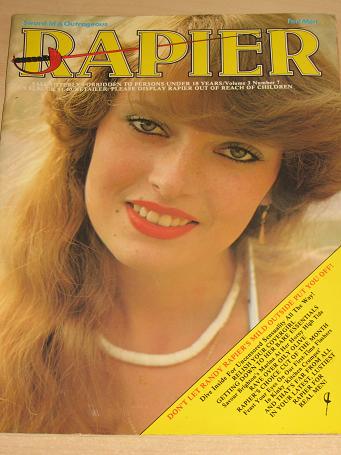 RAPIER magazine Volume 3 Number 7. Vintage ADULT, GLAMOUR publication for sale. Classic images of th