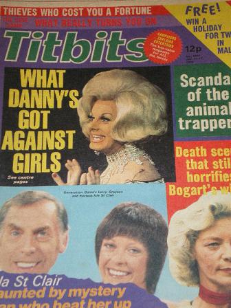 TITBITS magazine, January 11 - 17 1979 issue for sale. Original gifts from Tilleys, Chesterfield, De