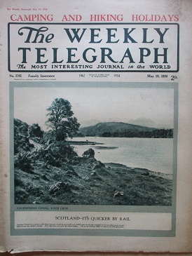 The WEEKLY TELEGRAPH magazine, May 19 1934 issue for sale. JOHN HAZELDINE, HOLLOWAY HORN, H. de VERE