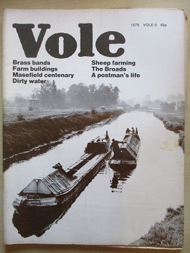 VOLE magazine, Number 9, May 18 1978 issue for sale. ADAM HOPKINS, GILLIAN DARLEY, SASTHI BRATA. Ori