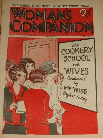 WOMANS COMPANION magazine, October 6 1928 issue for sale. Antique vintage womens publication. Classi