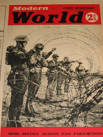 MODERN WORLD magazine, June 22 1940 issue for sale. A. J. MURRAY. Original British publication from 