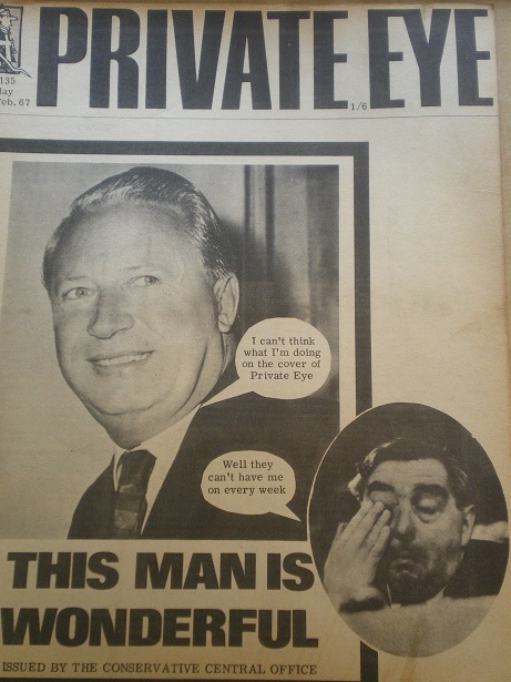 PRIVATE EYE magazine, 17 February 1967 issue for sale. EDWARD HEATH. Original British SATIRICAL publ