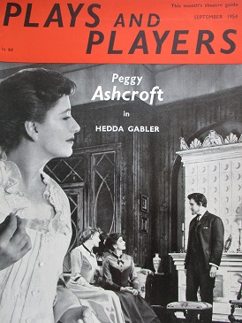 PLAYS AND PLAYERS magazine, September 1954 issue for sale. PEGGY ASHCROFT. Original British publicat