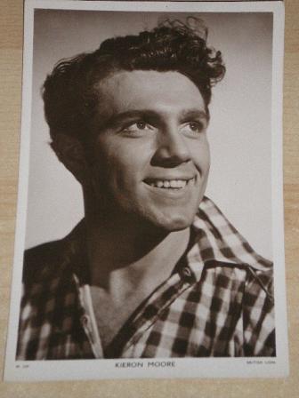 Tilleys Vintage Magazines : Original PICTURE Postcard KIERON MOORE ...