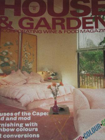 HOUSE AND GARDEN magazine, August 1980 issue for sale. Original publication from Tilley, Chesterfiel
