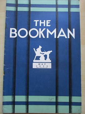 The BOOKMAN magazine, May 1933 issue for sale. THOMAS DERRICK, C. E. M. JOAD. Original British publi