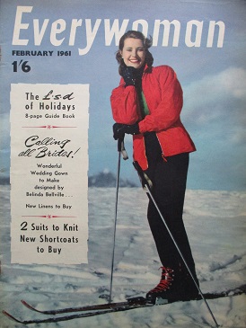 EVERYWOMAN magazine, February 1961 issue for sale. DOROTHY EDEN. Original British publication from T