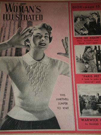 WOMANS ILLUSTRATED magazine, December 12 1953 issue for sale. MARY BURCHELL, DENISE ROBINS, GODFREY 