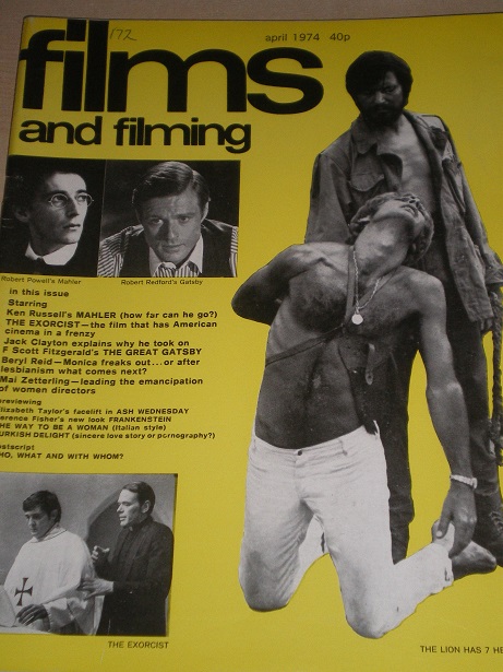 FILMS AND FILMING magazine, April 1974 issue for sale. Original British publication from Tilley, Che