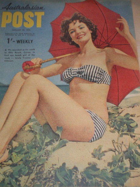 AUSTRALASIAN POST magazine, January 30 1958 issue for sale. YVONNE JOHNSON, JOAN COLLINS. Original A