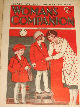 WOMANS COMPANION magazine, October 20 1928 issue for sale. PAPER FOR MARRIED WOMEN. Birthday gifts f